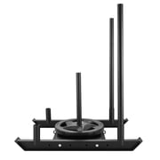 VEVOR Steel Training Sled, Pull and Push Power Sled for Strength and Speed Training - Compatible with 2" Weight Plates, Ideal for Athletic Exercises, Black