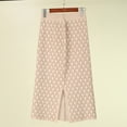 thumbnail image 2 of Charella Women's Winter Patterned Split Knitting Medium Long Buttocks Straight Skirt Pink,One Size, 2 of 5