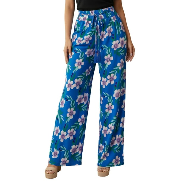 PANTALONES RELAJADOS PARA MUJER DE DISEÑO UNICO WIDE LEGS DE CINTURA ALTA