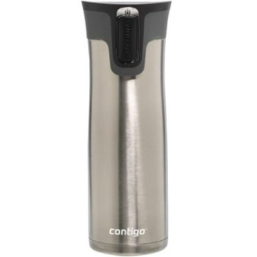 Contigo West Loop Stainless Steel Vacuum-Insulated Travel Mug with Spill-Proof Lid, Keeps Drinks Hot up to 5 Hours and Cold up to 12 Hours, 24oz Steel