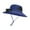 Navy, variant on GEWSEY Wide Brim Solar Fan Hat, Hat with Fans Solar Power for Men Women, Solar Powered & USB Charging Sombrero Con Ventilador Solar (Khaki, One Size)