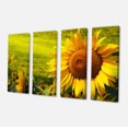 thumbnail image 2 of Tuscany Sunflowers on Green - Floral Canvas Art Print, 2 of 3