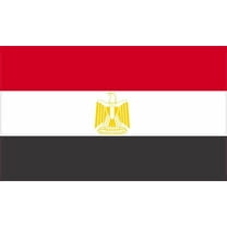 5in x 3in Egypt Egyptian Country Flag Bumper Sticker Decal Window Stickers Car Decals