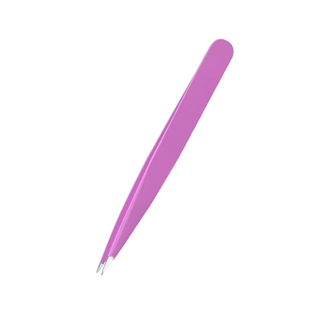 Pinza para cejas, pinza de depilación de acero inoxidable, pinza para cejas, recortadora de cejas, boca plana