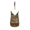 thumbnail image 2 of Haute Hippie Women's Sequin Open Back Dress X-Small Buff, 2 of 2