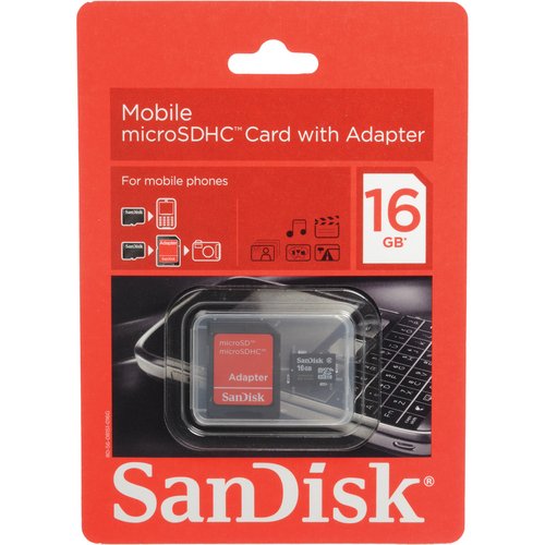 SanDisk 16GB Class 4 MicroSDHC Memory Card with Adapter - image 2 of 5