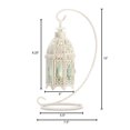 thumbnail image 3 of Gallery Of Light White Fancy Candle Lantern With Stand, 3 of 6