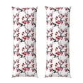 thumbnail image 2 of Bingfone Body Pillow Cover Long Pillow Case With Zipper Decorative Bedding Pillowcase 20"X54" Soft Cushion Pillow Case For Bedroom-Cherry Blossoms, 2 of 8