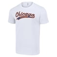 thumbnail image 2 of Men's Starter White Chicago Bears Tailsweep T-Shirt, 2 of 3