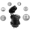 thumbnail image 4 of Dual Usb Car Charger Lighter Socket Charger Twin Port Charger  Lighter Socket Adapter Car Accessory Dual USB Car Charger Lighter Socket Car Modification With Voltmeter 1224V, 4 of 8