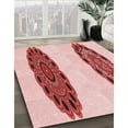 thumbnail image 2 of Ahgly Company Indoor Rectangle Patterned Grapefruit Red Area Rugs, 5' x 7', 2 of 6