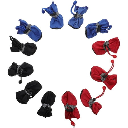 Water Protector for Shoes Uggs Proof Boots 3 Sets Dog Shoes Puppy Boots Non- Rain Shoes Pet Boots for Snow Rain Day Outdoor Wearing Supplies M Puppy Water Water Proof Boots