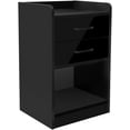 thumbnail image 6 of nightstand with 2 Drawers and cabinets, Wireless Charging and Remote Control of LED Light (Black), 6 of 9