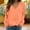 #H-Orange, variant on ZHYou Womens Sweatshirts V Neck Raglan Long Sleeve Loose Fit Soft Casual Pullover Tops for Daily Wear,Hot Pink,Size 3XL