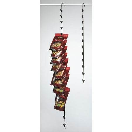 Paulson Chip Rack - Hanging Potato Chip Rack with 12 Clips, Black Metal - 31