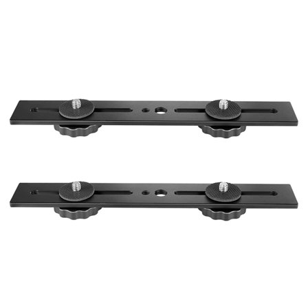 2pcs 8 Inch Flash Camera Mount Tripod Bracket with 1/4 Screw for 3D Stereoscopic Photography DSLR Camera