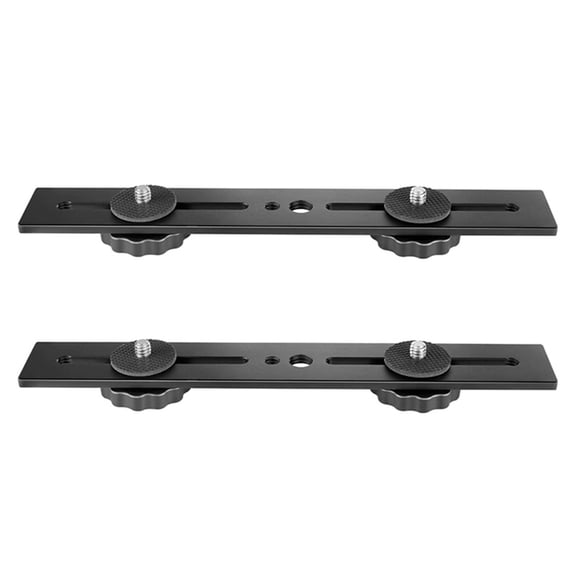 2pcs 8 Inch Flash Camera Mount Tripod Bracket with 1/4 Screw for 3D Stereoscopic Photography DSLR Camera