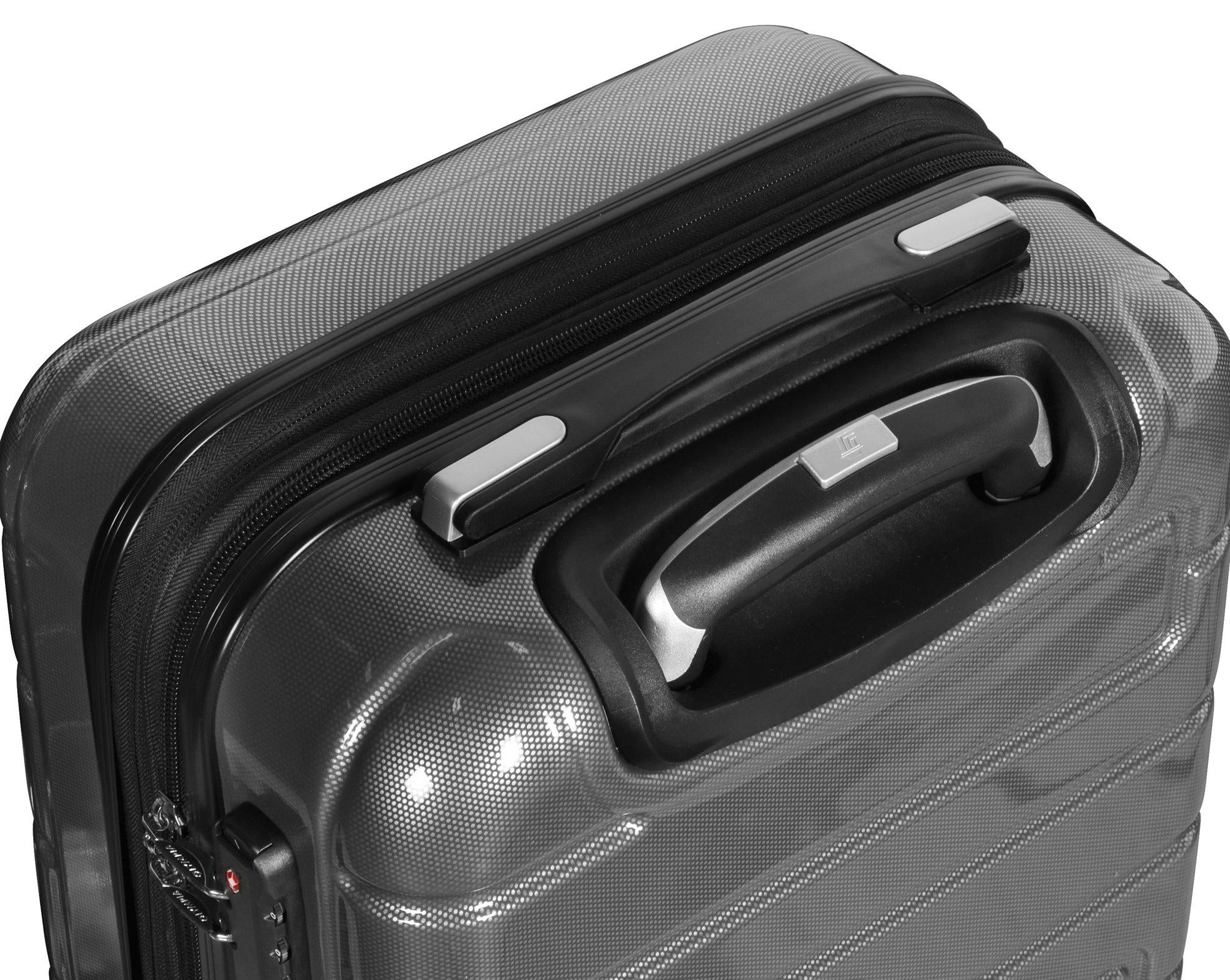 Olympia U.S.A. Nema 25-inch Luggage Expandable Lightweight Hardside Double 4 Wheel Spinner Suitcase with TSA Lock and Hidden Laptop Compartment