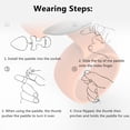 thumbnail image 3 of Guitar Plectrum Holder Non Slip Easy Install Finger Pick Clip Silicone Sleeve for Practice Fits Standard Teardrop Picks, 3 of 7