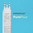 thumbnail image 6 of 1 Pack For Frigidaire FPPWFU01 PurePour PWF-1 Refrigerator Water and Ice Filter Replacement, Original OEM Cartridge, 6 of 13