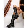 thumbnail image 4 of Fashionable Women's Outdoor Autumn/winter Black Boots, 4 of 5
