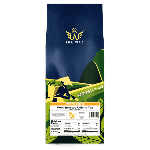 WAO Roasted Oolong Tea, Allergen-Free, Vegan, 2 lb