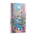 thumbnail image 2 of Yayeee Blank Wall Plate Cover 1-Gang 4.5"x2.7" Home Unused Decorative Outlet, Blue Plants Window, 2 of 7