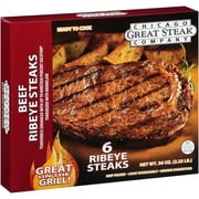 Quantum Frozen Boneless Beef Ribeye Steaks
