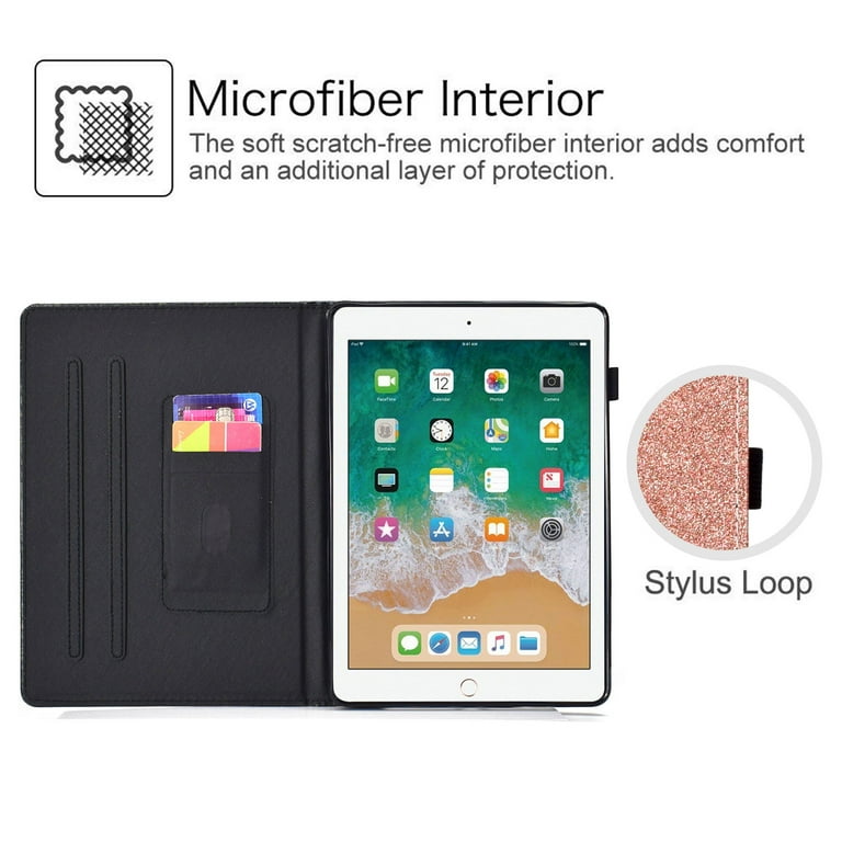 iPad 9.7 2018/2017 Case with Pencil Holder, iPad Air 1 2 iPad 9.7 2018/2017 Case with Pencil Holder, iPad Air 1 2