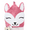 Pink Fox, variant on Parent's Choice Cotton Deer Baby Hooded Towel