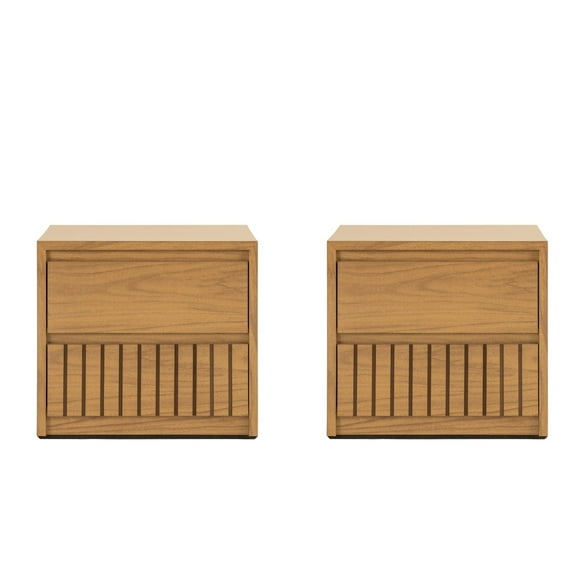 Set de 2 Buros Katir Natural - Kessa Muebles