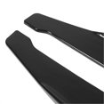 thumbnail image 5 of 2 Pcs 35cm Rear Bumper Canard Lip Splitter Left Right Lower Splitter Spoiler Body Kits Replacement for Seat Leon A3 A4 A6 Glossy Black, 5 of 5