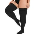 Zando Womens Plus Size Thigh High Socks for Thick Thighs Extra Long