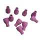 thumbnail image 1 of 10 piezas para copas de antorcha de soldadura TIG QQ150, boquillas de cerámica, accesorios de soldadura rosas 5x30, 1 of 9