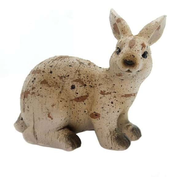 Home & Garden Antiqued Sitting Bunny Polyresin Bunny Easter A0939 B