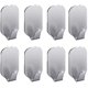 thumbnail image 1 of Ganchos adhesivos gancho de pared toallero de acero inoxidable para cocina baño 8 piezas, 1 of 5