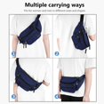 thumbnail image 6 of Procase Waist Bag Hip Pack for Travel Hiking Running Outdoor Sports Fanny Pack, Navy, 6 of 6