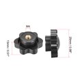thumbnail image 2 of Unique Bargains Clamping Handle Gripandles Screw Knobs Star Knob M4 × 7mm Female Thread 2pcs, 2 of 3