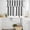 black, variant on Navy Blue Striped Kitchen Curtains Sets for Windows 36 Inch Length, Geometric Grey White Vertical Stripes Rod Pocket Window Treatments Tier Curtains and Valances Set for Bedroom/Bathroom