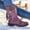 Purple, variant on Women's Snow Boots Warm Round Toe Lace Up Boot Cowboy Boots (Khaki 37)