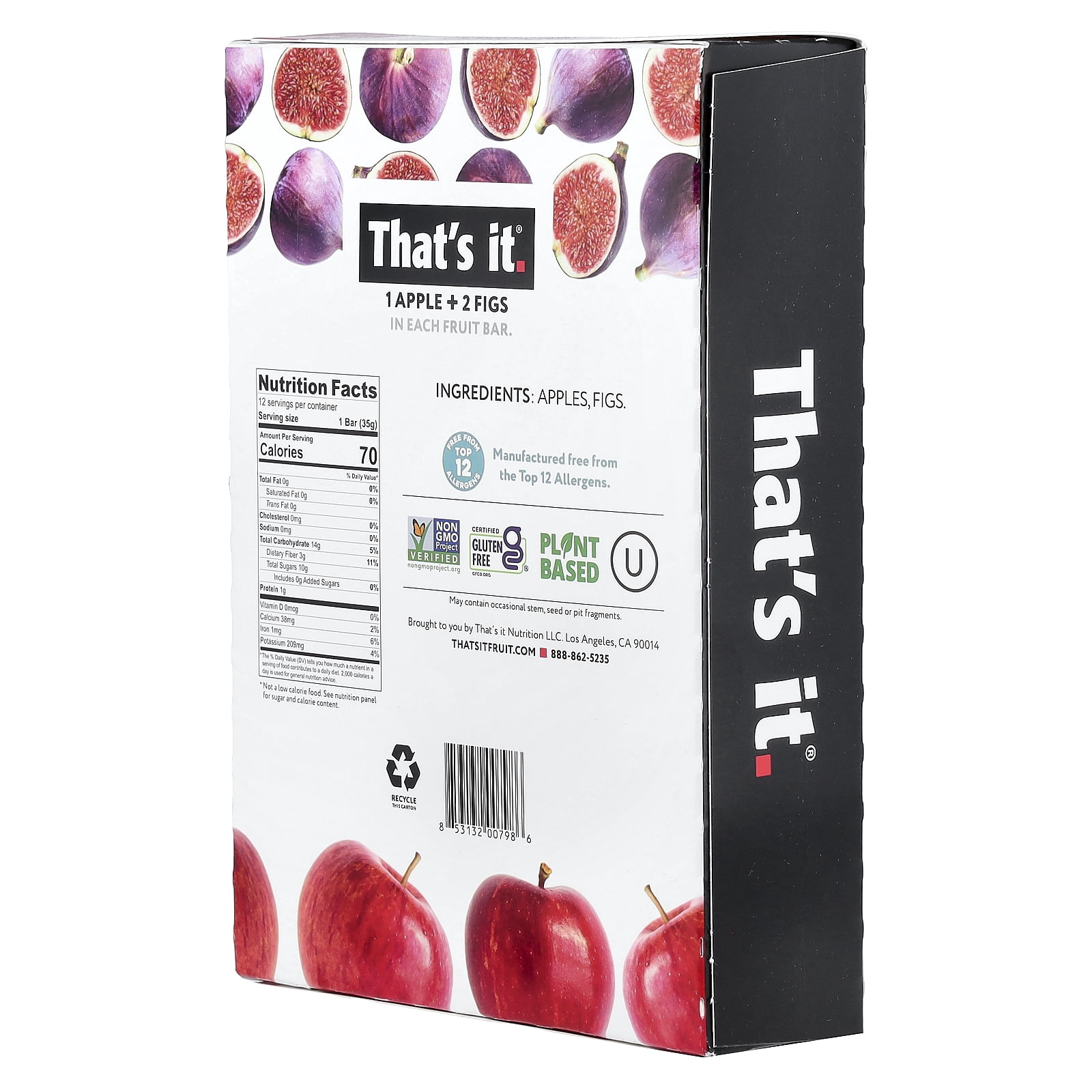FIBER FRUIT BARS APPLE + CHERRY