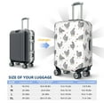 thumbnail image 6 of Balery Luggage Cover Funny Chicken Print Suitcase Covers for Luggage Elastic Washable Suitcase Protector Fits 18-32 Inch Luggage-Small, 6 of 9