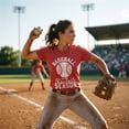 thumbnail image 4 of Womens Baseball Is My Favorite Season T Shirt Funny Summer Sports Softball Novelty Tee Womens Graphic Tees, 4 of 9