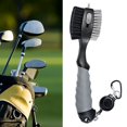 thumbnail image 2 of Golf Cleaning Tool Golf Club Brush with Non-slip Ergonomic Handle Magnetic Keychain Design Comfortable Grip Golf Brush Head Cleaner, 2 of 8