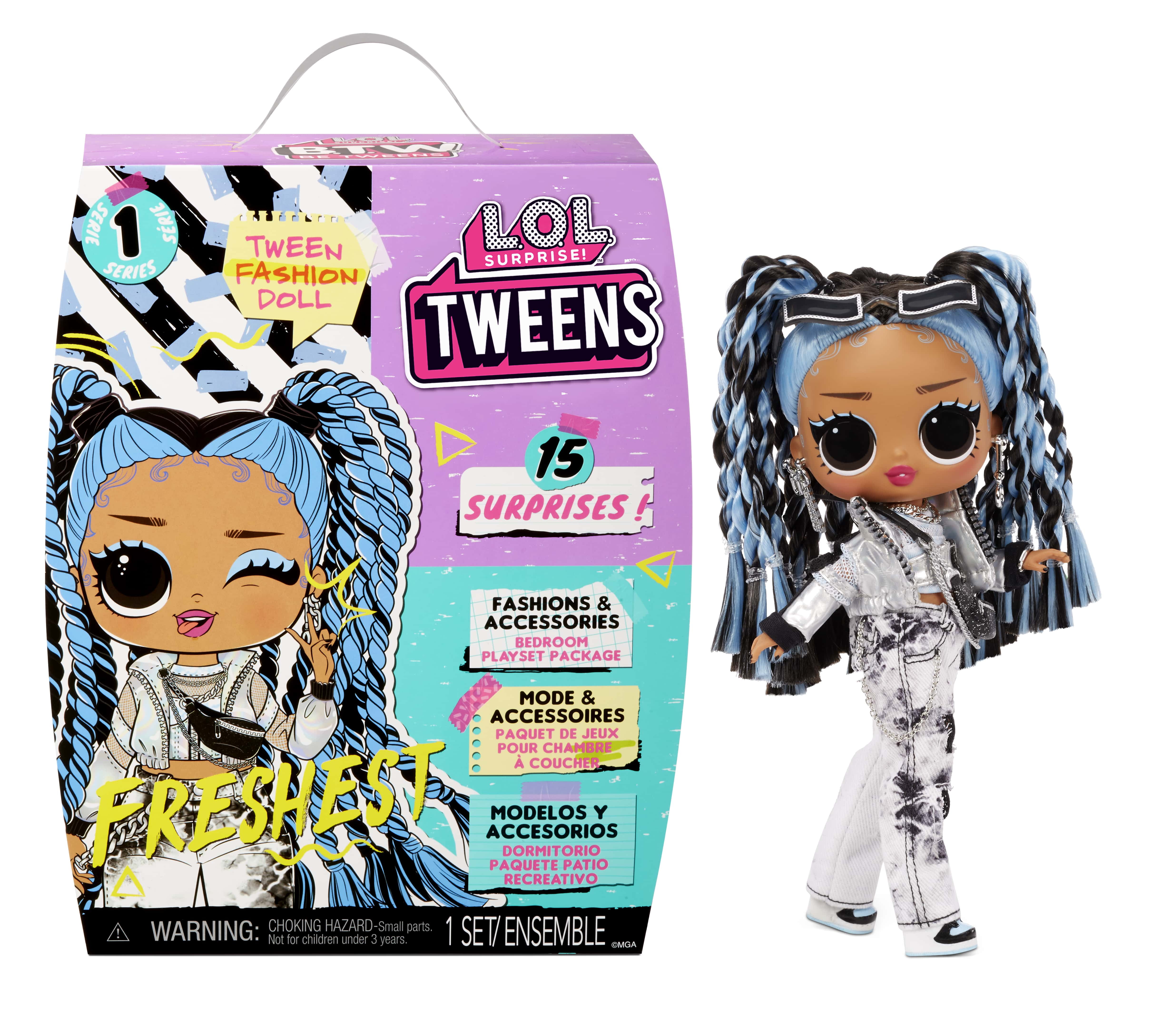 LOL Surprise OMG Guys Fashion Doll Cool Lev with 20 Surprises Including Skate... 