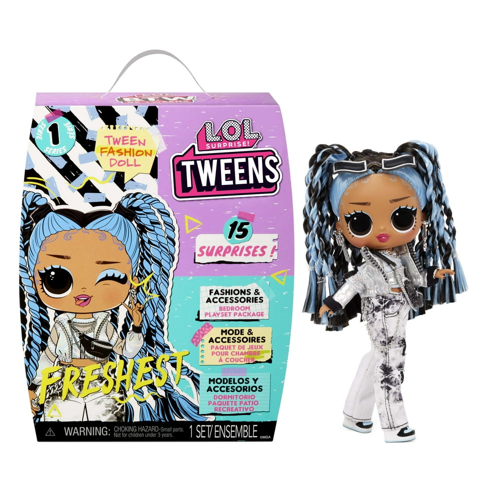 LOL Surprise Tweens Fashion Doll Freshest with 15 Surprises Walmart