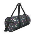 thumbnail image 3 of Fotbe Christmas Party Pattern Foldable Sports Gym Bag with Wet Dry Pocket, Ultralight Travel Bag, Large Capacity Duffel Bag, Splash Proof Carry on Bag, Overnight Bag, Weekender Bag, 3 of 8