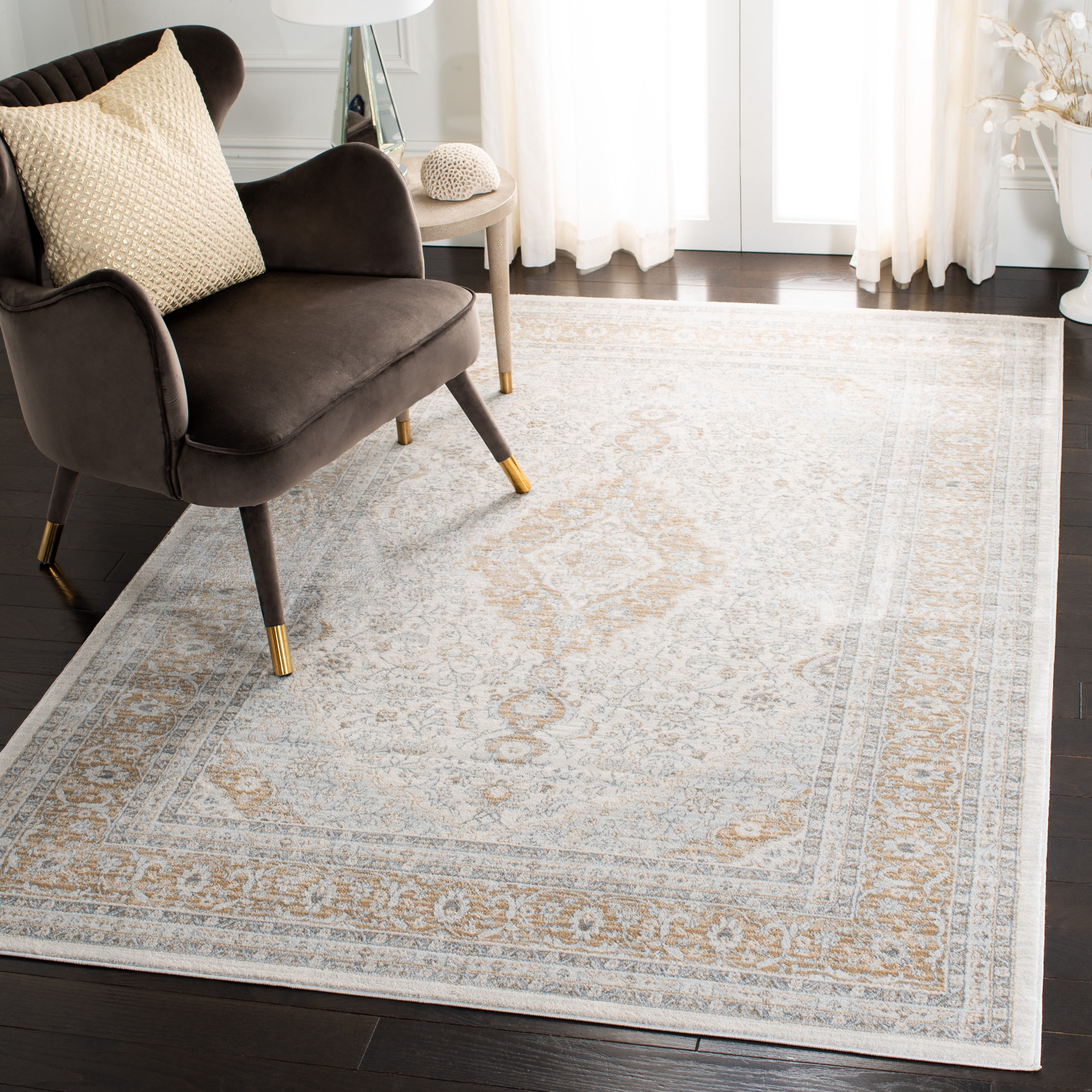SAFAVIEH Isabella Jack Oriental Area Rug, Cream/Beige, 5'3" x 7'6"