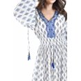 thumbnail image 4 of Vestido bohemio largo Roman Fashion /Juvenil, 23179 (Azul rey) azul G, 4 of 6