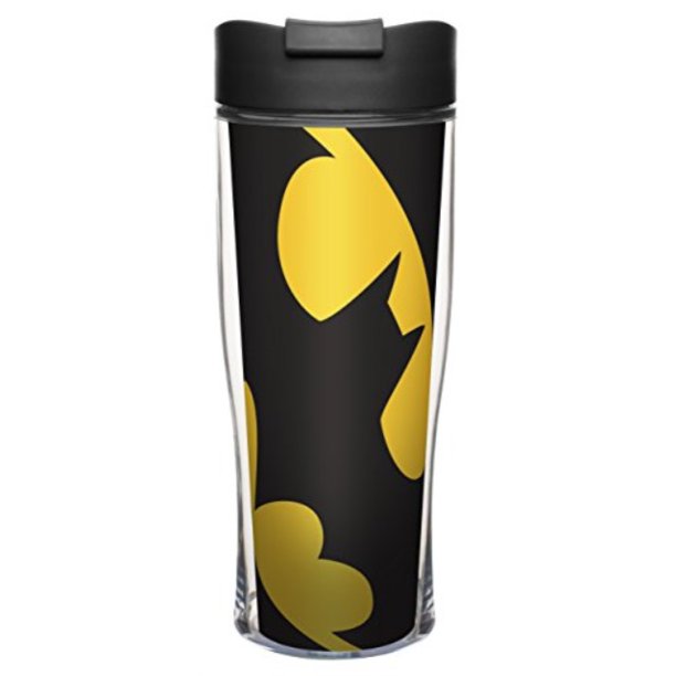 Zak! Designs Insulated Travel Mug with Classic Batman Graphics, Spill